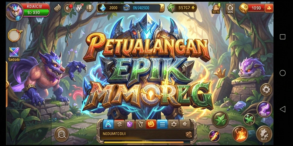 Screenshot gameplay 8ID menampilkan pertarungan epik antar pemain.