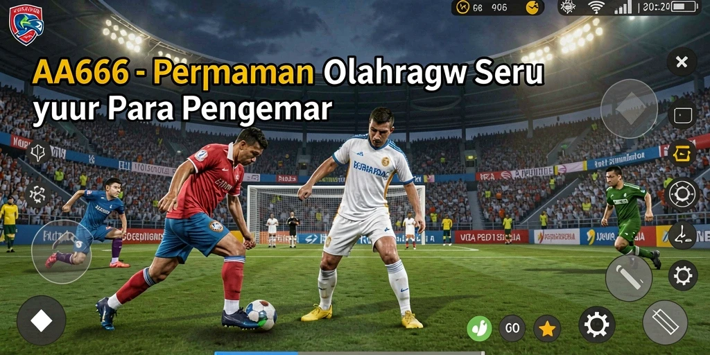 Screenshot gameplay AA666 yang menampilkan aksi olahraga yang mendebarkan.
