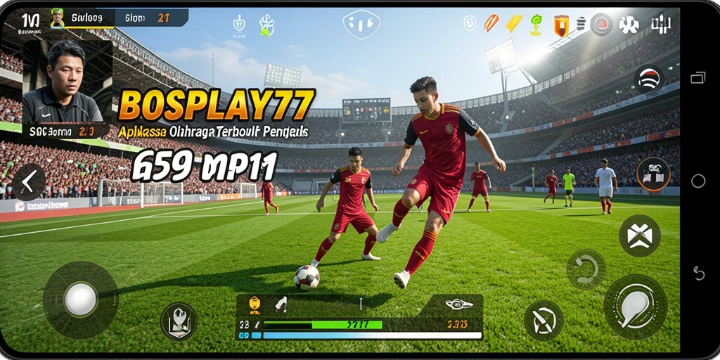 Screenshot BOSPLAY77 menampilkan gameplay seru dalam berbagai olahraga.