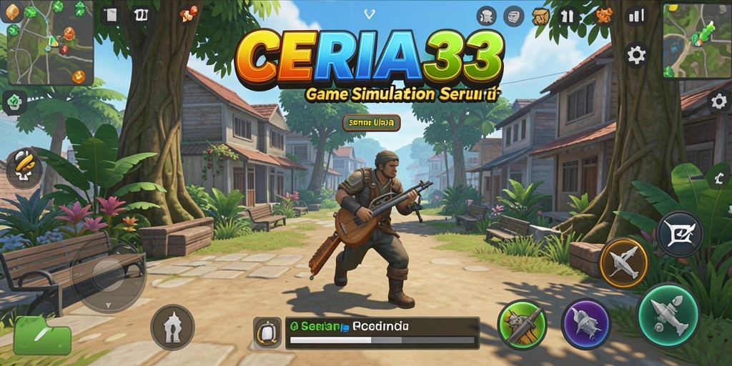 Screenshot menampilkan gameplay seru di dunia virtual CERIA33.