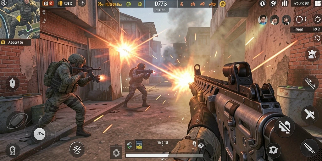 Gameplay seru dan mendebarkan dari D73.