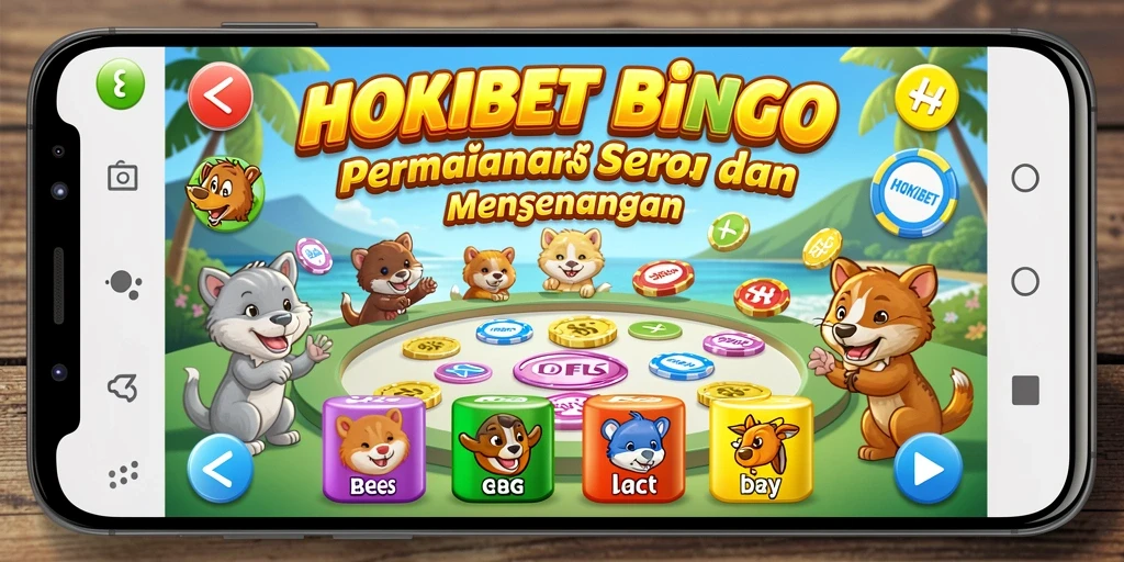 Tampilan gameplay HOKIBET yang menarik dan penuh warna.