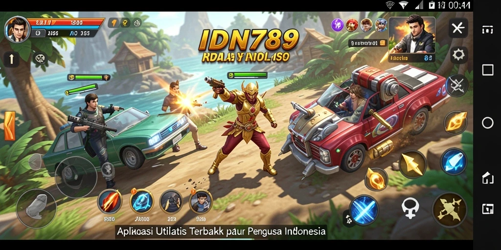 Tampilan antarmuka IDN789 yang sederhana dan fungsional