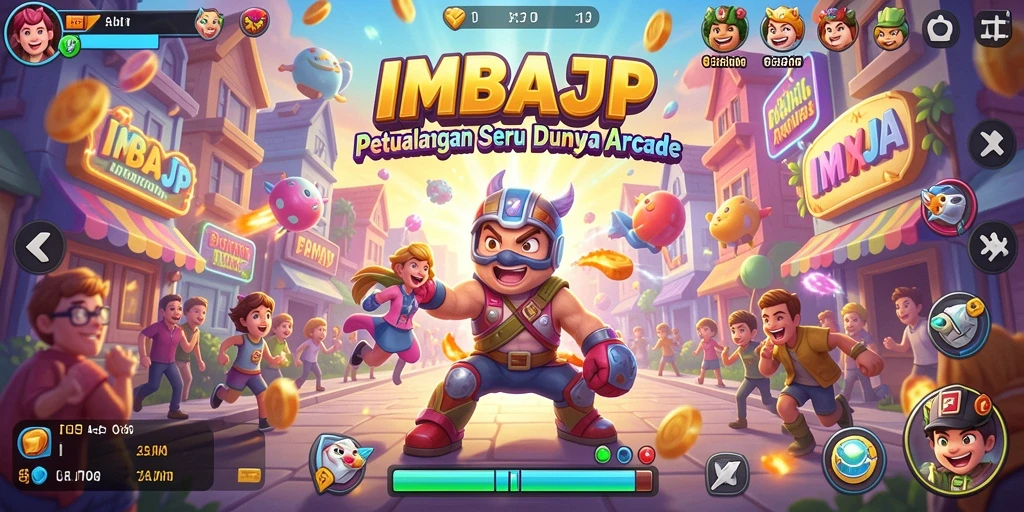 Tangkapan layar gameplay IMBAJP menampilkan aksi seru dan menantang.