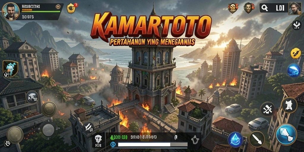Gameplay KAMARTOTO dalam aksi Tower Defense yang mendebarkan.