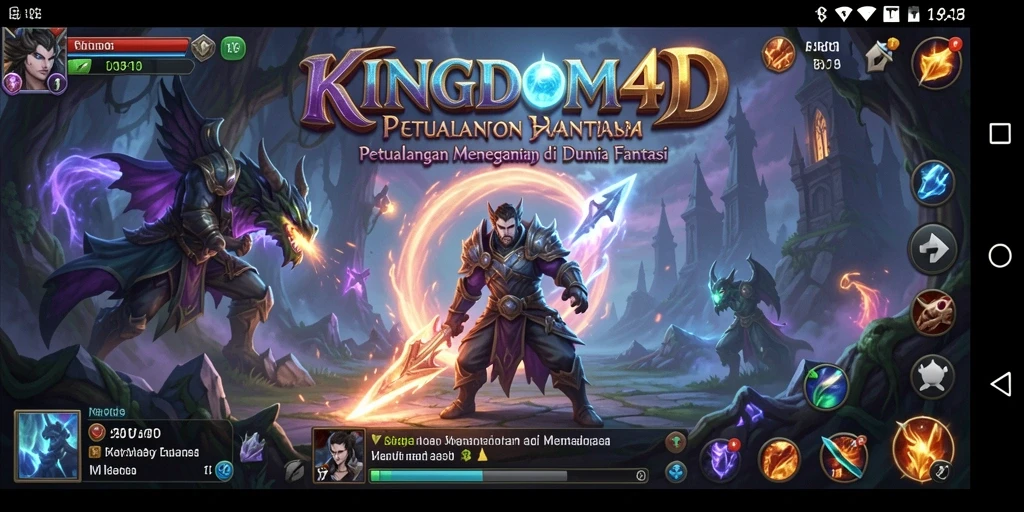 Tampilan gameplay KINGDOM4D yang penuh petualangan dan tantangan.