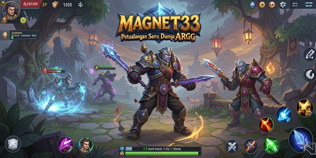 Screenshot gameplay <strong>MAGNET33</strong> menampilkan aksi pertarungan yang mendebarkan.