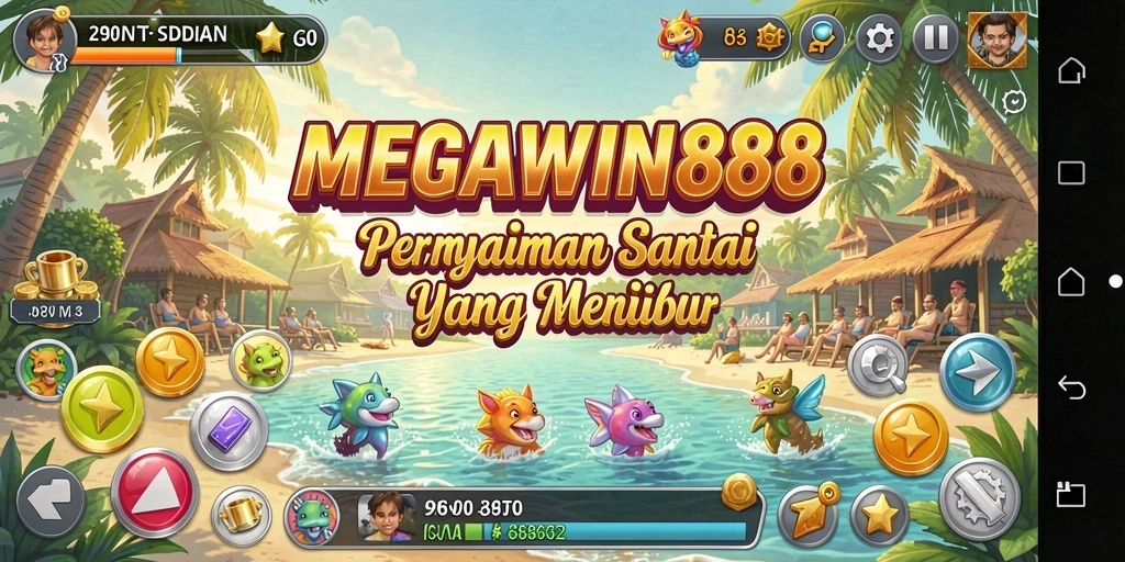 Tampilan gameplay menarik dari MEGAWIN888 yang menyenangkan.