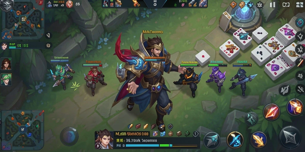 Tampilan gameplay MLBB8 yang menarik dan interaktif pada game Domino.