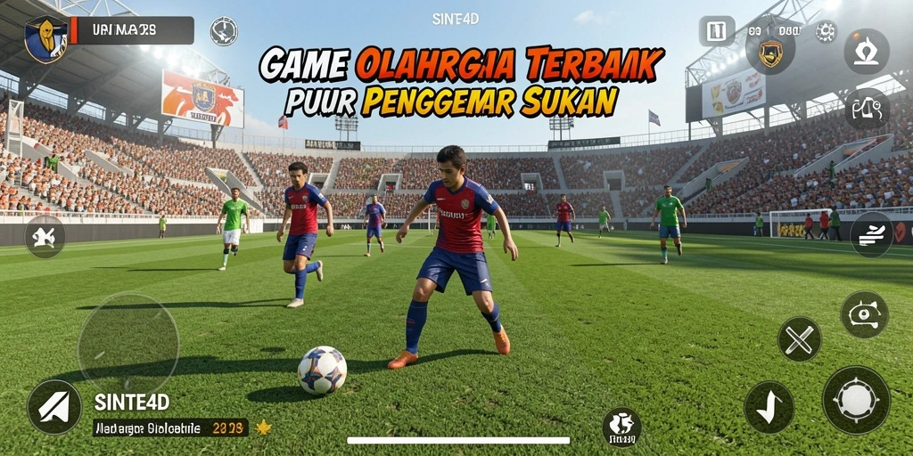 Tampilan gameplay seru dan menantang dalam SINTE4D