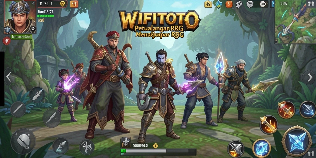 Tangkapan layar gameplay WIFITOTO menampilkan aksi pertarungan epic.